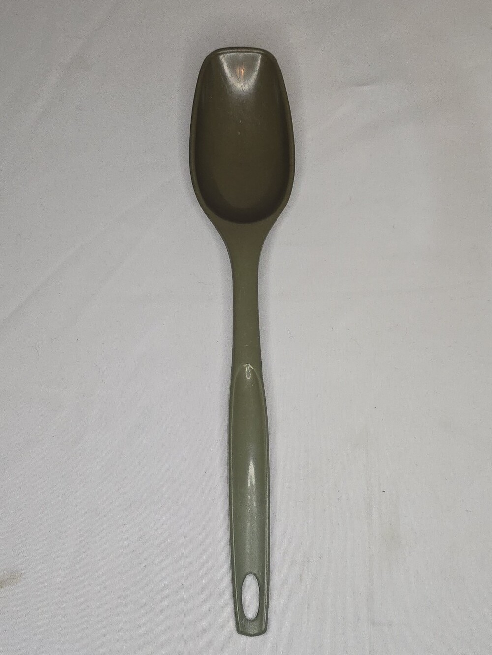 VTG Foley Nylon Plastic Avocado Green Serving Spoon 11" Kitchen Utensil Cookware